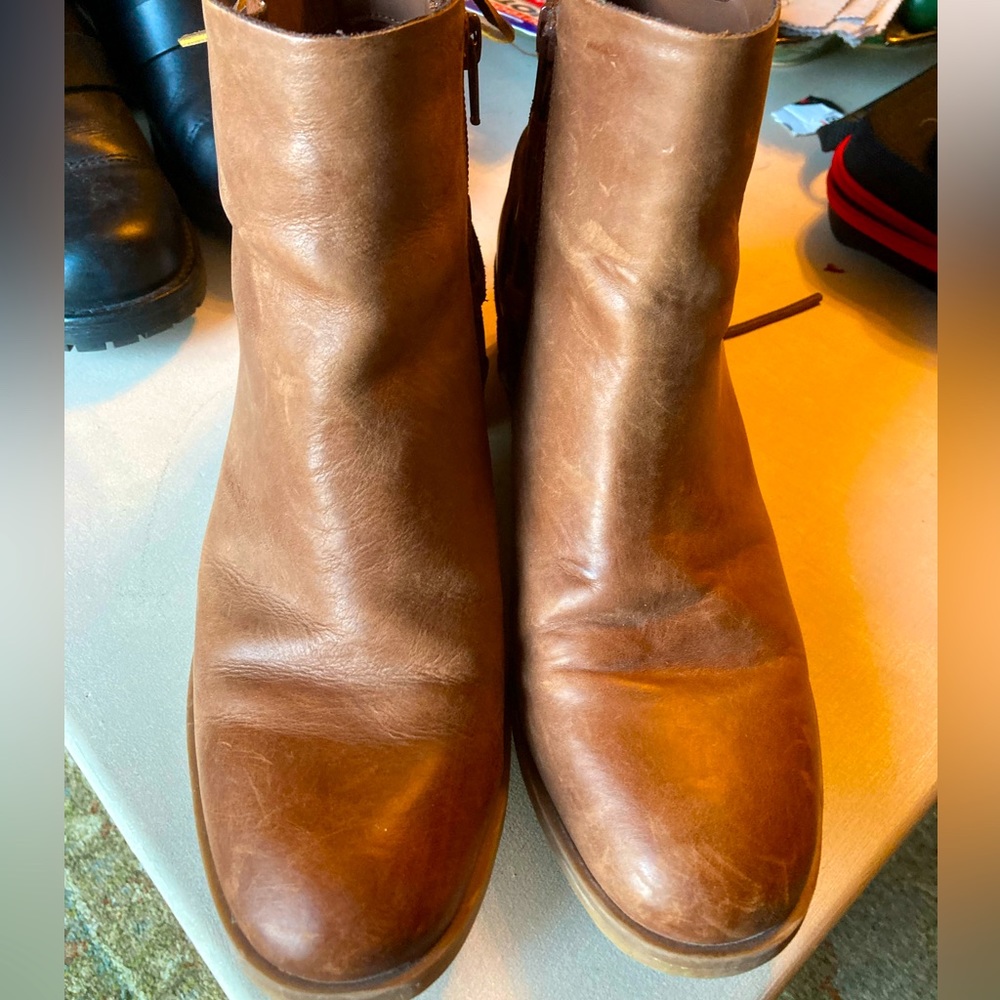 Kork-Ease Brown Ankle Boots